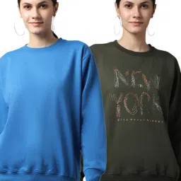 Vimal Jonney Blue & Green Printed Fleece Pullover - Pack of 2-picture-25