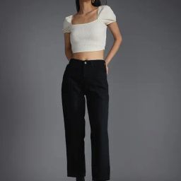 RECAP Black Relaxed Fit High Rise Jeans-picture-48