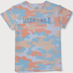 Gini & Jony Kids Orange Camouflage Top-46