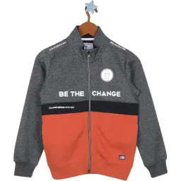 Monte Carlo Kids Grey & Rust Printed Full Sleeves Sweatshirt-image-68