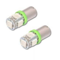AllExtreme EXBA9SW BA9S LED Parking Light Super Bright 8 SMD Car Interior License Plate Wedge Dome Trunk Dashboard Bulb for Car Bike and Motorcycle (2W, Green, 2PCS)-image-78