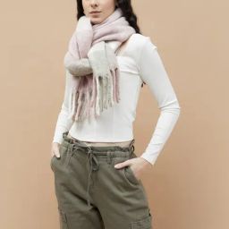 Ginger by Lifestyle Multi Acrylic Striped Stole-image-52