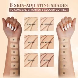JUST HERBS Brightening & Correcting Concealer 01-Vanilla - 6 ml image 3