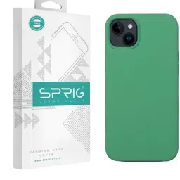 Sprig Liquid Silicone Back Cover for Apple iPhone 13 (Green)-image-41