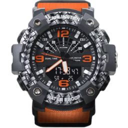 Carlington Endurance 9103 Orange Chronograph Watch for Men-image-67