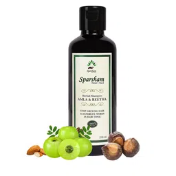 SPARSHAM-NATURE'S TOUCH Herbal Shampoo With Amla & Reetha - 210 ml-58