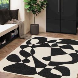 Obsessions Charcoal Grey Non Shedding Contemporary Carpet - Medium-14