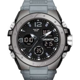 Carlington Endurance 9105 Grey Chronograph Watch for Men-image-45