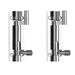 Screw Tight 76.2 mm (3 Inch) Brass Chrome Plated Finish Barrel Bolt B021902CP-2 (Pack of 2)-image-73