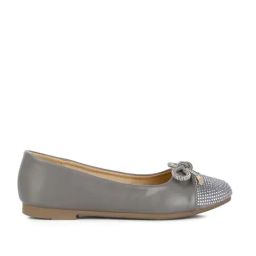 London Rag Women's Grey Flat Ballets-22
