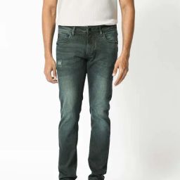 Rare Rabbit Green Slim Fit Fit Solid Jeans-image-70