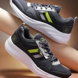Asian Men's Charcoal Grey Running Shoes-47