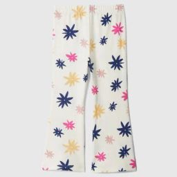 GAP Girls Offwhite Cotton Floral Trousers-image-37