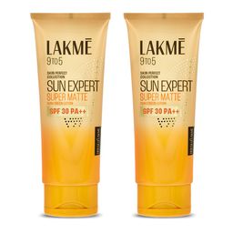 Lakme Set of 2 Matte Sunscreen SPF 30 PA++ Niacinamide with UVA/B Protection - 50 ml each-11
