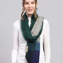Monte Carlo Multicolored Regular Fit Self Pattern Stole-image-45