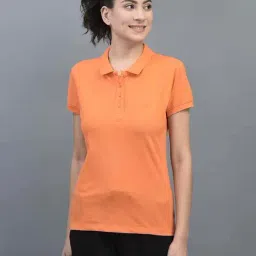 Dollar Orange Cotton Sports T-Shirt-image-70