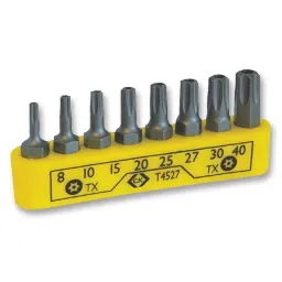 CK TOOLS SCREWDRIVER BIT SET, TORX, T4527-27