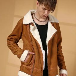 Campus Sutra Brown Regular Fit Jacket-image-18