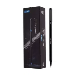 Pentonic0.7 mm Black Ink Ball Pen for Student & Professional (Pack of 10 Pcs)-19