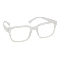Opium Lightweight Stylish White Rectangular Optical Frames for Men-image-59
