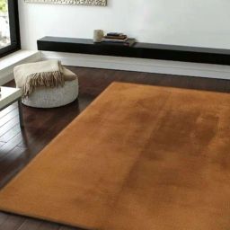 Obsessions Gold Solid Machine Made Carpet - Medium-30