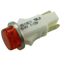 VCC LAMP, INDICATOR, NEON, RED, 250V, 1051QC1.-picture-9