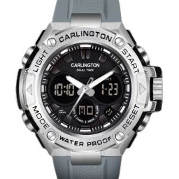 Carlington Endurance 9107 Grey Chronograph Watch for Men-181