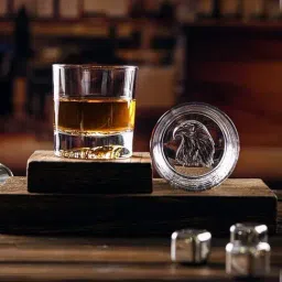 Smokey Cocktail Clear Eagle Shadow Whiskey Glasses - Set of 6 (300 ml)-picture-45