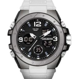 Carlington Endurance 9105 White Chronograph Watch for Men-47