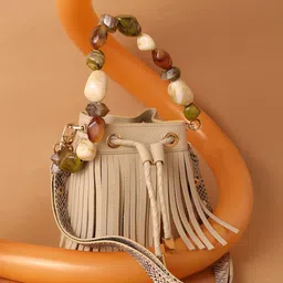 And Also Textured Leather Structured Sling Bag image 2