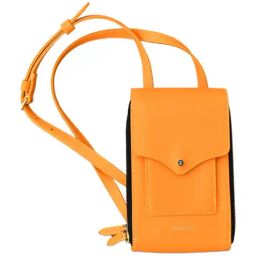 James Aston Aurora Dark Yellow Leather Cross Body Bag-40