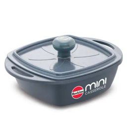 Hawkins Grey Aluminium Square Series Die-Cast Mini Casserole With Lid (Mcsg75) (0.75 L)-image-4