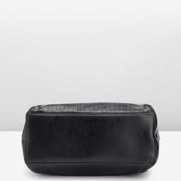 Caprese Solid Structured Handheld Bag With Minimal Crocodile Textured Detail image 4