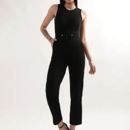 Elle Black Cotton Jumpsuit-picture-21