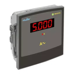 Radix Ammeter 1 Phase 4-Digit, 7-Segment 0.56 Inch (14.2 Mm), Red Led Display, REX315-33