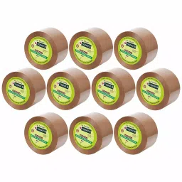 YAJNAS 76.2 mm (3 Inch) 65 m Brown BOPP Tape (Pack 10)-picture-9