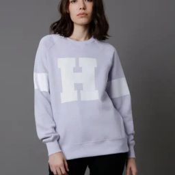 High Star Lavender Cotton Graphic Print Sweatshirt-image-45