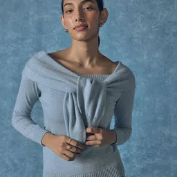 The Label Life Women Ribbed Regular Sweater Vest-image-99