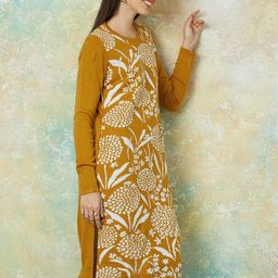 Melange by Lifestyle Women Embroidered Cold-Shoulder Sleeves Gotta Patti Anarkali Kurta-image-36