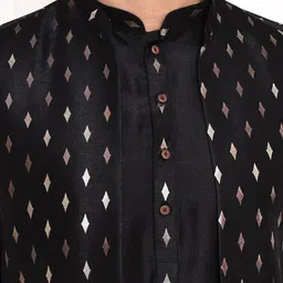 MAAHI FABS Printed Brocade Nehru Jacket image 5