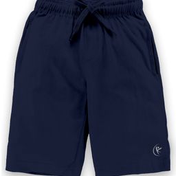Kiddopanti Knitted Solid Short - Navy Blue-image-3