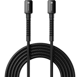 Portronics POR-2164 Konnect X 60W Type C to Type C 2M Fast Charging Cable for iPhone 15 series iPad Samsung Galaxy and other Type C Devices-Black-25