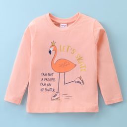Tango Single Jersey Knit Full Sleeves T-Shirt With Skate Print -Light Pink-image-98