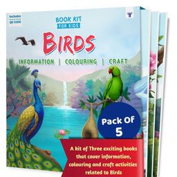 Birds Book Kit | Activity Book Kit for Kids | Pack of 5-image-89