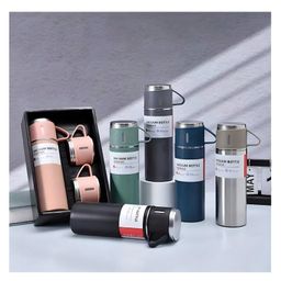 SCHOOLISH Premium Insulated Vacuum Flask Set - 500ml Thermos Bottle with 2 Cups - Keeps Beverages Hot or Cold for 12 Hours - BPA-Free Stainless Steel Construction - PACK OF 1 - COLOR MAY VARY-6