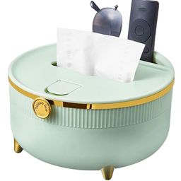FunBlast Multipurpose Napkin Box Holder with Phone Holding Stand Green-15