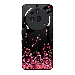 QRIOH Nothing Phone 3a Pro Heart Rain Fall Glass Back Case Mobile Accessories-picture-6