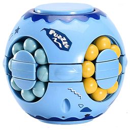 AKN TOYS Rotating Spinner Mini Puzzle Ball Toy , Stress Buster Brainstorming Cube L Toys- PACK OF 1- COLOR MAY VARY image 2