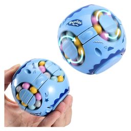 AKN TOYS Rotating Spinner Mini Puzzle Ball Toy , Stress Buster Brainstorming Cube L Toys- PACK OF 1- COLOR MAY VARY image 3