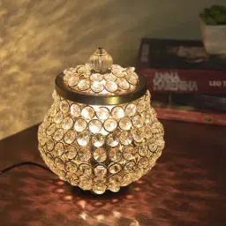 Homesake 192 Golden Crystal Lamp (Bulb Included) - Set of 1-40
